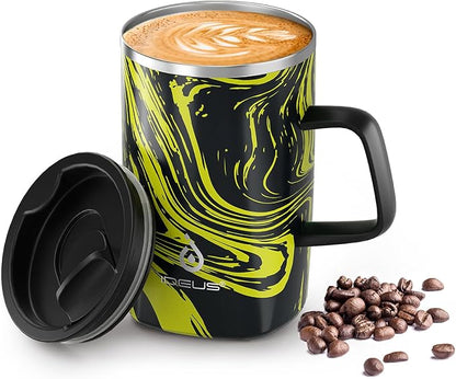 Ideus 16 oz Insulated Stainless Steel Coffee Mug by IDEUS