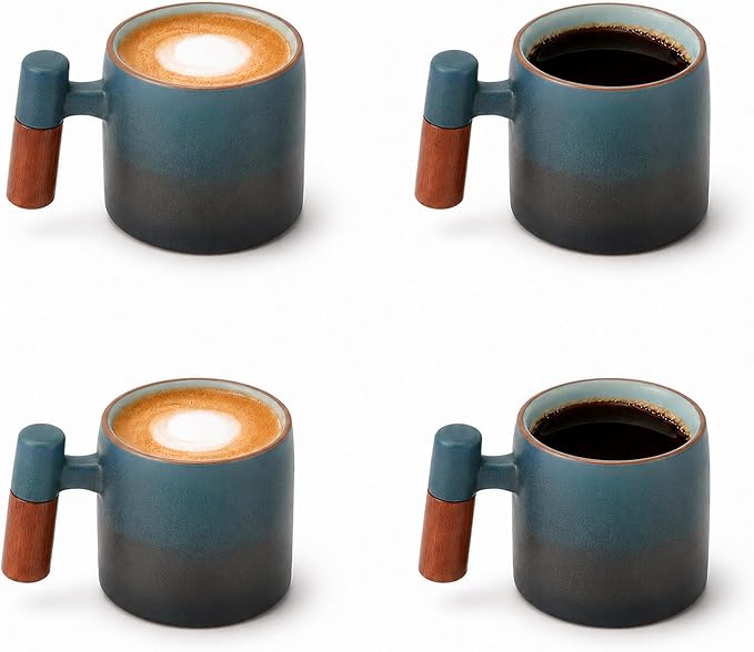 2.5oz Ceramic Espresso Cups, Demitasse Cups by Renewrevital
