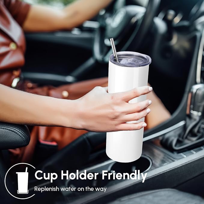 Volhoply 4 Pack Skinny Sublimation Tumblers - Image 4