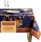 Maison d' Hermine Table Cloth Rectangle Table 100% Cotton 70 x 120 Inches Fall Tablecloth Reusable Everyday Use for Thanksgiving Christmas Decorations Dining Farmhouse Party (Kelim - Infinity)