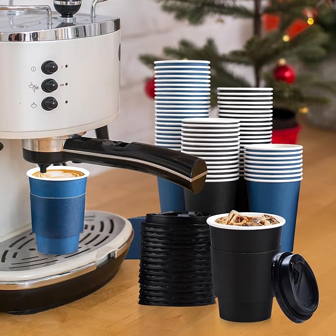 SIUQ 100 Pack 12 oz Coffee Cups - Image 3