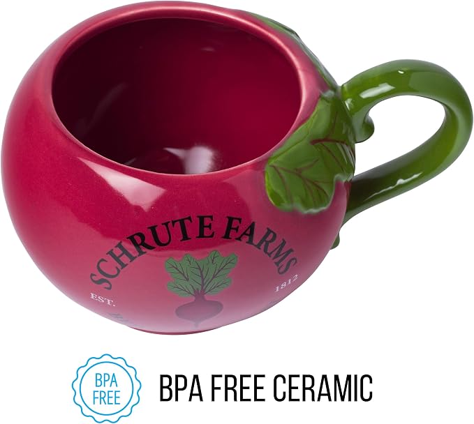Silver Buffalo The Office Schrute Farms Rustic Ceramic 3D Sculpted Mug - Image 8