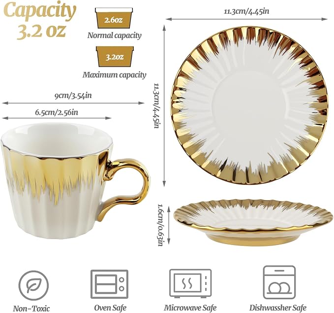 Turkish Coffee Cup Set of 6 - Image 2