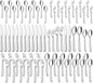40 Piece Silverware Set For 8,Stainless Steel Flatware,Tableware Set Include Spoons/Forks/Knives,Yoehka Mirror Polished Cutlery/Utensil Set For Home Kitchen Restaurant Hotel,Dishwasher Safe