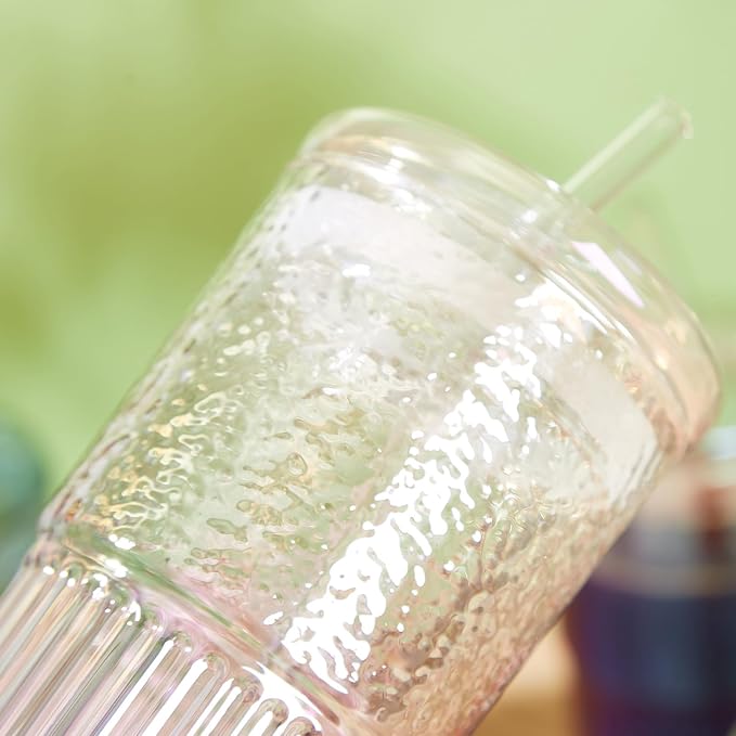JunVpic Glass Coffee Tumbler, 20 oz Glass Cup - Image 4