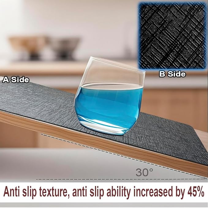 Elegant Placemats and Coasters Set 6, Vinyl Washable Place Mats - Image 6