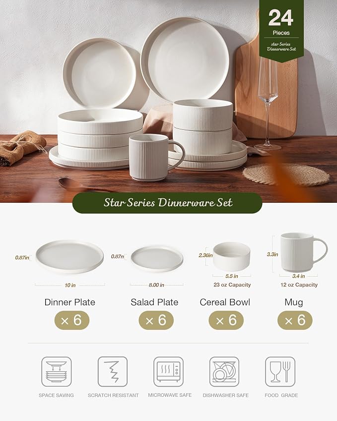 Famiware Star Dinnerware Sets - Image 4