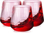Ciaell 30 Pack Pink Plastic Wine Glasses by Ciaell