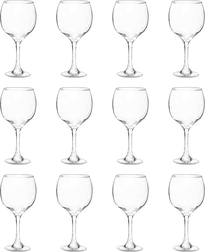DISCOUNT PROMOS Premiere Wedding Wine Glasses 20.5 oz. Set of 12, Bulk Pack - Restaurant Glassware, Perfect for Red Wine or White Wine - Clear