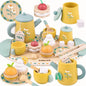 Tea Sets for 3-5 Girl Birthday Gift 3 Year Old Princess Party | Wooden Play by AirlabStudio
