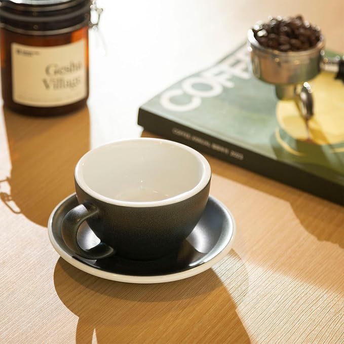 Loveramics Matt Cappuccino Cup, 10 oz Ceramic Latte Art Mug - Image 8