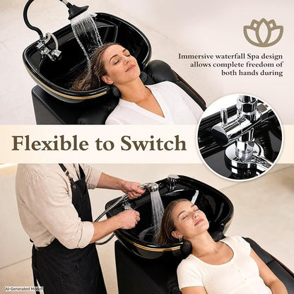 Shampoo Bowl and Chair Set of 3 - Image 5