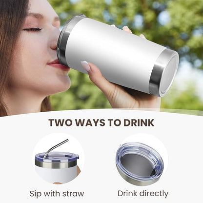 MEWAY 20oz Tumbler 4 Pack Double Wall Vacuum Insulated Travel Mug Bulk - Image 3
