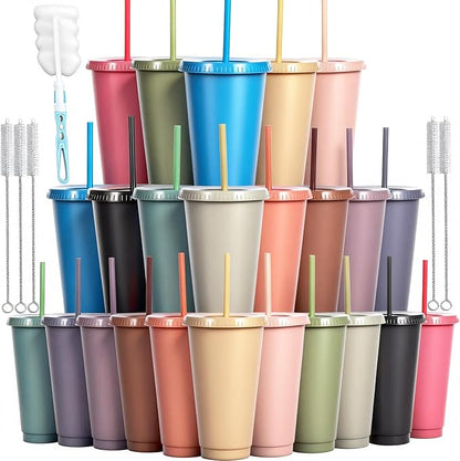 24 oz Reusable Plastic Cups, Custom Cups by Alohastarttg