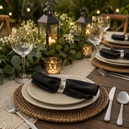 Mobius Metal Napkin Rings - Image 3