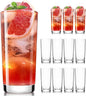 Drinking Water Glass Cups Set, Crystal Highball Glasses cups set of 12 by LUNAMANTHA