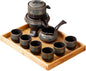 Japanese tea set with Infuser Semi Automatic Tea Set Magic Teapot with 6 cups by REOWONU
