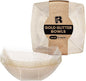 R-kay 6 Pack Plastic Serving Bowls - 64 OZ Gold Glitter Bowls - Salad Bowls by R-KAY