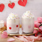 Icon Juice Glasses, 14oz Stemless Wine Drinking Juice Glass Cup for Valentine Party Supplies Gift(2 Pcs,Heart)