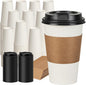 16 oz 500 Pack Coffee Cups by VPACKDUO