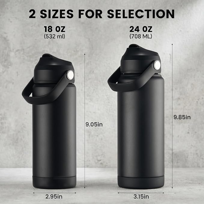 Fijinhom 18 oz Insulated Water Bottle - Image 2
