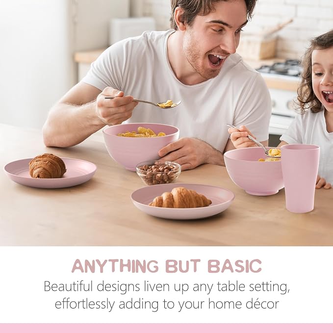 Teivio 32-Piece Plates and Bowls Sets - Image 5