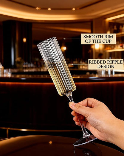 Ciaell 24 Pack Plastic Champagne Flutes - Image 7