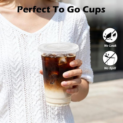 Lamosi 500 Pack 20 oz Clear Plastic Cups - Image 7