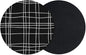 Simple Grid Coasters Set of 2 Absorbent Coasters by Unknown