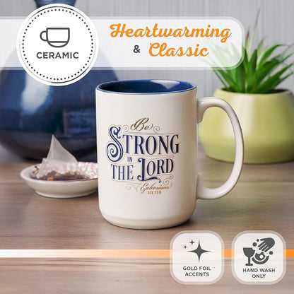 Christian Art Gifts Large Inspirational Scripture Ceramic Coffee & Tea Mug – - Image 5