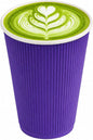 Restaurantware 16 Ounce Ripple Wall Disposable Coffee Cups, 500 Insulated Royal by Restaurantware