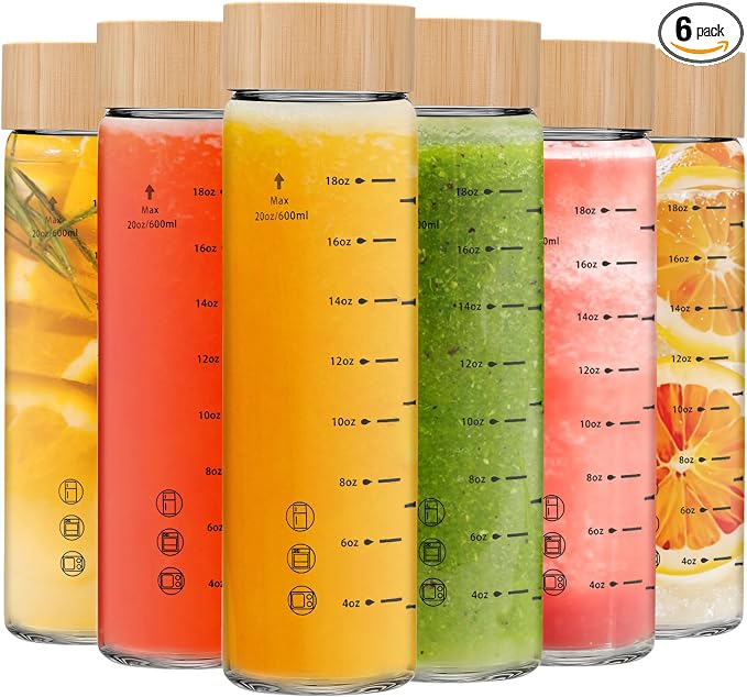 20oz Juice Bottles by Olivego