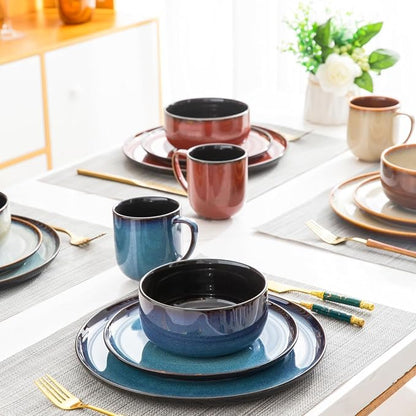 LERATIO Ceramic Coffee Mugs Set of 6, 12oz Handmade Coffee Mugs Set | Large - Image 8
