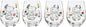 Lenox Chef Snoopy Glass Tumblers, drinking glasses by Lenox