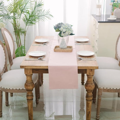 Dining Table Runner 2 Piece Fabric in 1 inches Kitchen Room Dinner Wedding - Image 6
