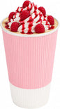 Restaurantware 16 Ounce Ripple Wall Disposable Coffee Cups, 500 Insulated Light by Restaurantware
