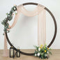 Efavormart 20ft Gauze Cheesecloth Nude Beige Wedding Arch Drapery Fabric by efavormart