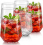 Oojami 40 Pack Disposable Plastic Wine Glasses 12 oz Diamond by Oojami