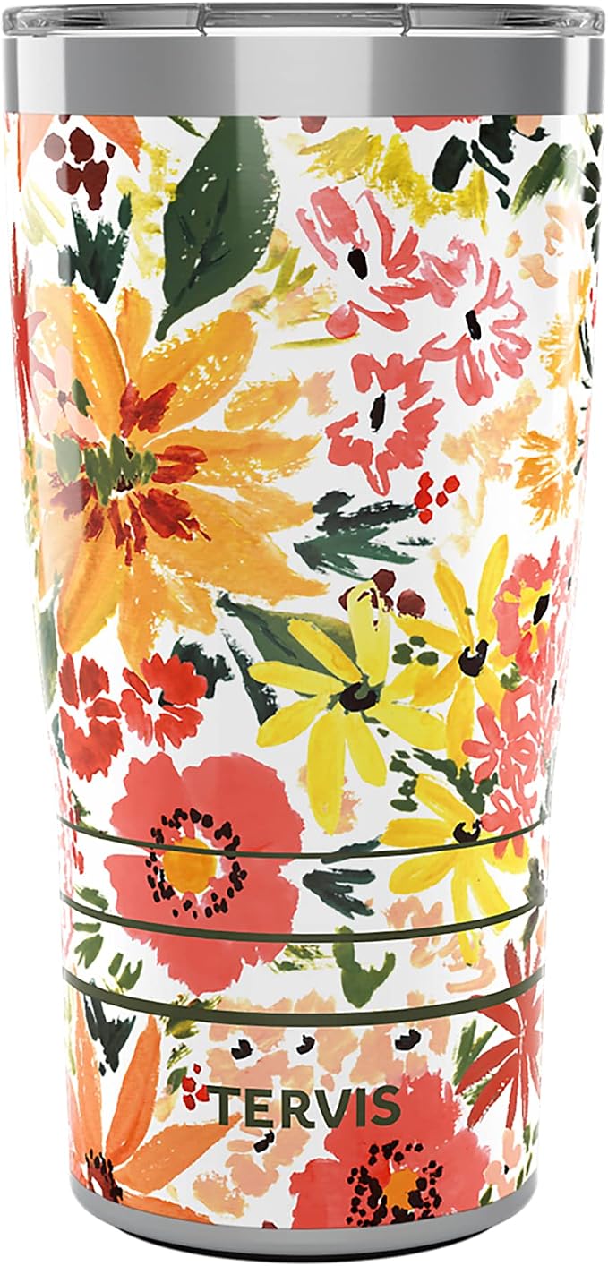 Tervis Traveler Sara Berrenson Retro Floral Triple Walled Insulated Tumbler by TervisTumblerCompany