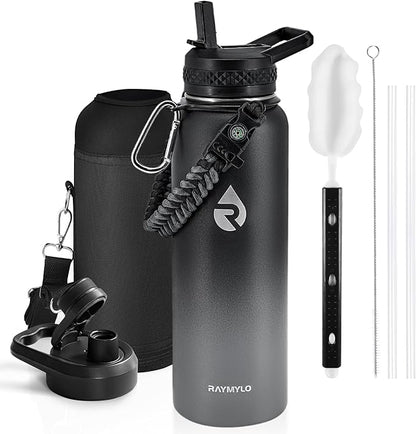 RAYMYLO Insulated Water Bottle 40 oz, Triple Wall Vacuum Stainless Steel | by RAYMYLO