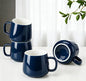 Teocera Ceramic Coffee Mug Set of 4-12 oz Coffee Mugs by Teocera