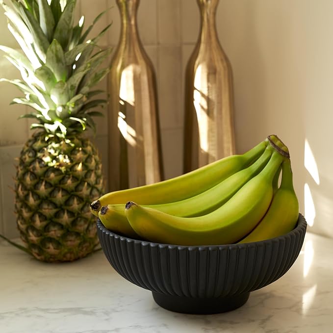 Decorative Concrete Fruit Bowl For Kitchen Counter Or Table Decor – Premium - Image 2