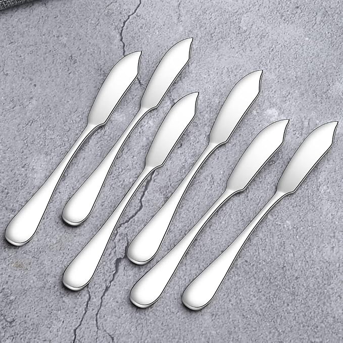 AOOSY Stainless Steel Butter Knives, Cheese Knives, Butter Spreader - Image 4