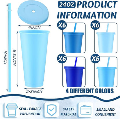 Skylety 24 Pcs Winter Plastic Cups - Image 2