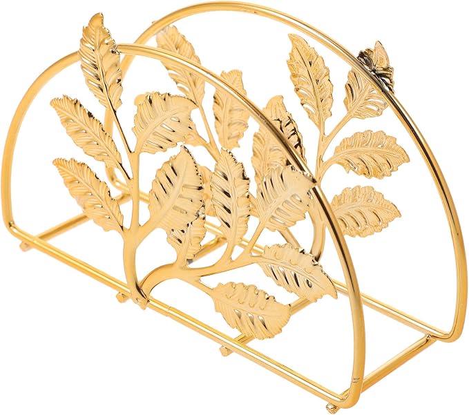 Golden Metal Napkin Holder by LALADEFIEE