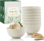 wheat straw dessert bowls 10oz set of 8 by WROVA