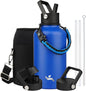 Konokyo 64 oz Insulated Stainless Steel Water Bottle Jug by Konokyo