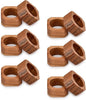 Napkin Ring Acacia Wood Napkin Rings Classic Everyday Use Thanksgiving by BHAVATU