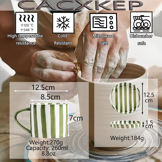 8 Oz Coffee Mug Large Espresso Cups - Image 4