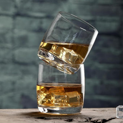 Whiskey Glasses Set of 6, Premium Crystal Bourbon Glass, 12.5 oz Drinking - Image 3